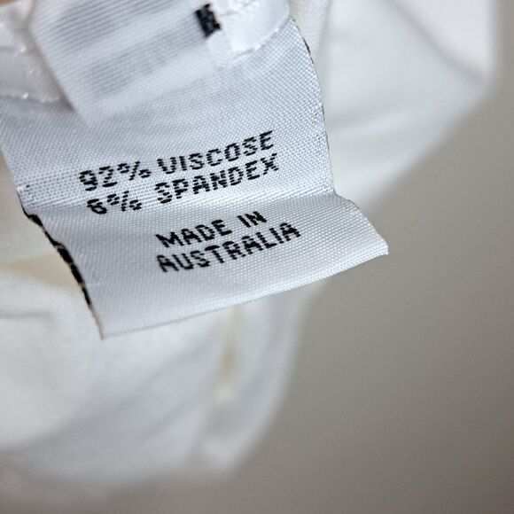 Mela Purdie Women Viscose Top Short Sleeve Size Plus 1X Made In Australia - Picture 8 of 11